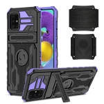For Samsung Galaxy A51 / A31 Armor Wristband Phone Case(Purple)