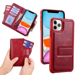 JDK-A1 Series Zipper Wallet Flip Leather Phone Case For iPhone 13 mini(Red)