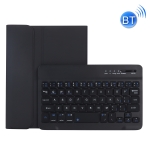 C06B Ultra-thin Candy Colors Bluetooth Keyboard Tablet Case for iPad mini 6, with Stand & Pen Slot (Black)