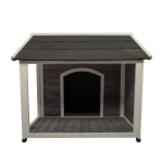[US Warehouse] Wooden Pet Puppy Dog House, Size: 35.83×39.38×32.5 inch