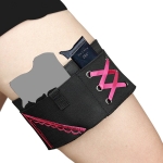 Women Embroidery Sexy Portable Invisible Defensive Legging Cover, Spec: L-Pink