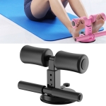 Sit-Up Aids Household Suction Cup Fixed Foot Device Abdominal Roll Waist Device, Specification: Double Bar Black