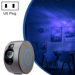 Remote Control LED Starry Sky Atmosphere Projector Lamp, Power Supply: US Plug(Gray)