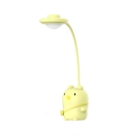 8040 LED Foldable Cute Pig Touch Desk Lamp(Yellow)