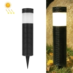 Solar LED Outdoor Waterproof Cylinder Lawn Light, Style: Warm Light