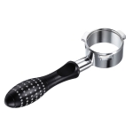 TSPH54 Three-Ear Alloy Stainless Steel Coffee Bottomless Handle For Bofu 8 Series, Style: Black