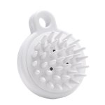 10 PCS XTS01 Silicone Soft Teeth Head Shampoo Massage Comb Shampoo Brush(White)