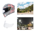 Motorcycle Helmet Visor Anti-UV Wind Shield Lens For AGV K1 / K3SV / K5(Transparent)