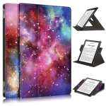 For Realme PocketBook InkPad Lite PB970 9.7 inch Painted 360 Degrees Rotation Tablet Leather Case with Holder(Milky Way)