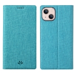 ViLi DMX Series Shockproof Magsafe Magnetic Horizontal Flip Leather Phone Case For iPhone 13 mini(Blue)