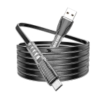 Borofone BU31 1.2m 2.4A USB to Micro USB Jelly Braided Charging Data Cable(Black)
