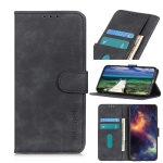 For Huawei Honor 60 KHAZNEH Retro Texture Horizontal Flip Leather Phone Case(Black)