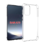 For Samsung Galaxy A73 Shockproof Non-slip Thickening TPU Phone Case(Transparent)