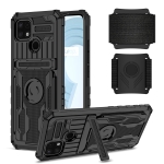 For OPPO Realme C21 Armor Wristband Phone Case(Black)