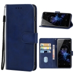 Leather Phone Case For Sony Xperia XZ2 Premium(Blue)