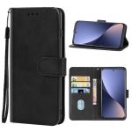 Leather Phone Case For Xiaomi Mi 12X(Black)