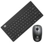 FOETOR 1500 Wireless 2.4G Keyboard and Mouse Set (Black)
