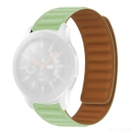 For Samsung Galaxy Gear S3 Silicone Magnetic Strap(Pine Flower Green)