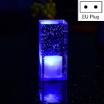 Colorful LED Crystal Lamp Bar Atmosphere Decorative Light, Plug Type:EU Plug(Blue Light)