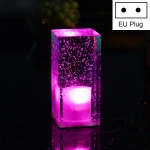 Colorful LED Crystal Lamp Bar Atmosphere Decorative Light, Plug Type:EU Plug(Purple Light)