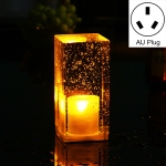 Colorful LED Crystal Lamp Bar Atmosphere Decorative Light, Plug Type:AU Plug(Yellow Light)