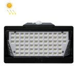 78 LED Solar Outdoor Courtyard Body Sensor Foldable Wall Lamp(Black)
