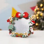 DIY Christmas Building Blocks Toys Desktop Decoration, Style: Mirror-195 PCS