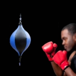 Pear-Shaped Suspended Boxing Training Ball(Blue Black)