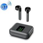 X40 LED Digital Display Long Battery Life Sports Bluetooth Earphones(Gray)