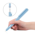 Double-Click Automatic Retractable Stylus Pen Case For Apple Pencil 2(Blue)