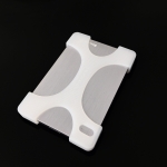 2 PCS Mobile Hard Drive Silicone Protective Case For Seagate1 / 2T (Transparent White)