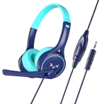 Soyto SY-G30 Online Class Computer Headset, Plug: 3.5mm (Blue Green)