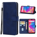 Leather Phone Case For BLU G50 Plus(Blue)