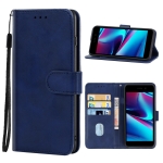 Leather Phone Case For BLU Studio X10L(Blue)