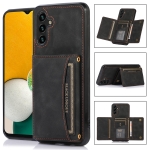 For Samsung Galaxy A13 5G Three-fold Leather Phone Case with Card Slot & Wallet & Holder(Black)