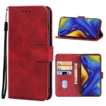 Leather Phone Case For Xiaomi Mi Mix 3 5G(Red)