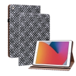 Color Weave Smart Leather Tablet Case For iPad 10.2 2019/Air 2019/10.5/10.2 2020/2021(Black)