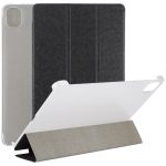 For Xiaomi Mi Pad 5 Silk Texture Three-fold Leather Tablet Case(Black)