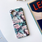 For Huawei P50 Pocket Small Floral PC Folding Phone Case(Flower Bush Green Leaves)