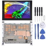 LCD Screen and Digitizer Full Assembly with Frame for Lenovo Yoga Tablet 2 / 1050, 1050F,1050L, 1050LC (Silver)