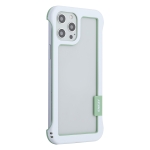 ENKAY Frameless Hollow Shockproof PC Case for iPhone 12 Pro Max(White)