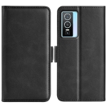 For vivo Y76 5G / Y76S 5G / Y74S Dual-side Magnetic Buckle Leather Case(Black)