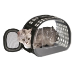 Pet Transparent Space Capsule Outing Package, Size: Small(Black)