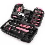 10127 39 In 1 Lady Tool Set Household Hardware Tools(Pink)