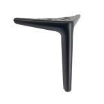 LH-XY-0010 Sofa Cabinet Metal Leg Furniture Leg, Height: 12cm(Matte Black)