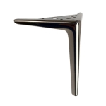 LH-XY-0010 Sofa Cabinet Metal Leg Furniture Leg, Height: 12cm(Gun Black)