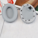 1 Pair PU Leather Earpads for Sony WH-1000XM4, Color: Gray+Buckle