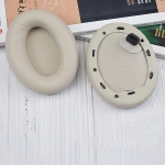 1 Pair PU Leather Earpads for Sony WH-1000XM4, Color: Champagne Gold+Buckle