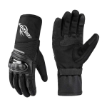 BSDDP RH-A0130 Outdoor Riding Warm Touch Screen Gloves, Size: M(Black)